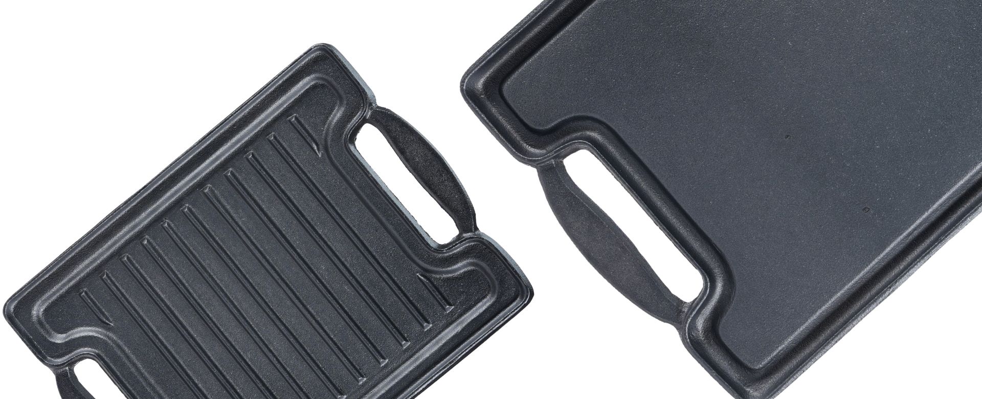 Cast iron grill plate for cooking
